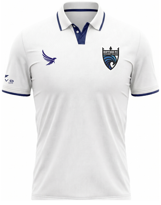 Riptide Sideline Polo- White