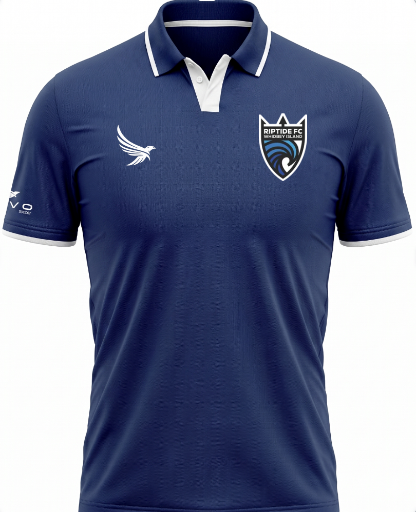 Riptide Sideline Polo- Navy