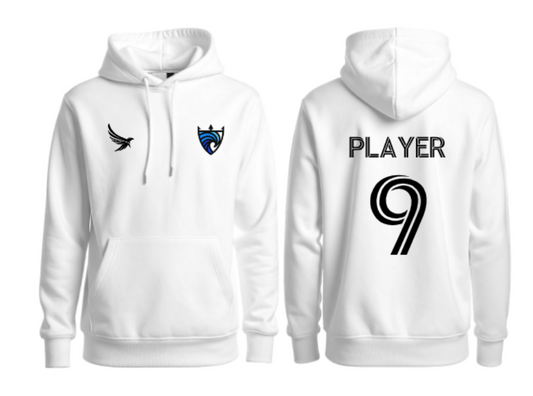 Riptide Cotton/Poly Hoodie- White