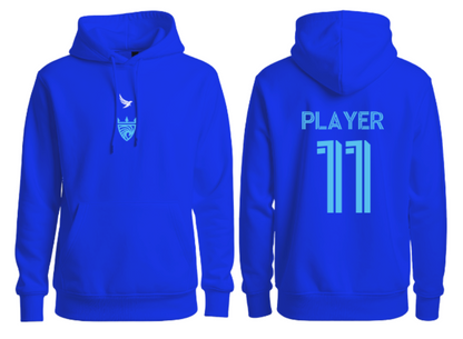 Riptide Cotton/Poly Hoodie- Blue